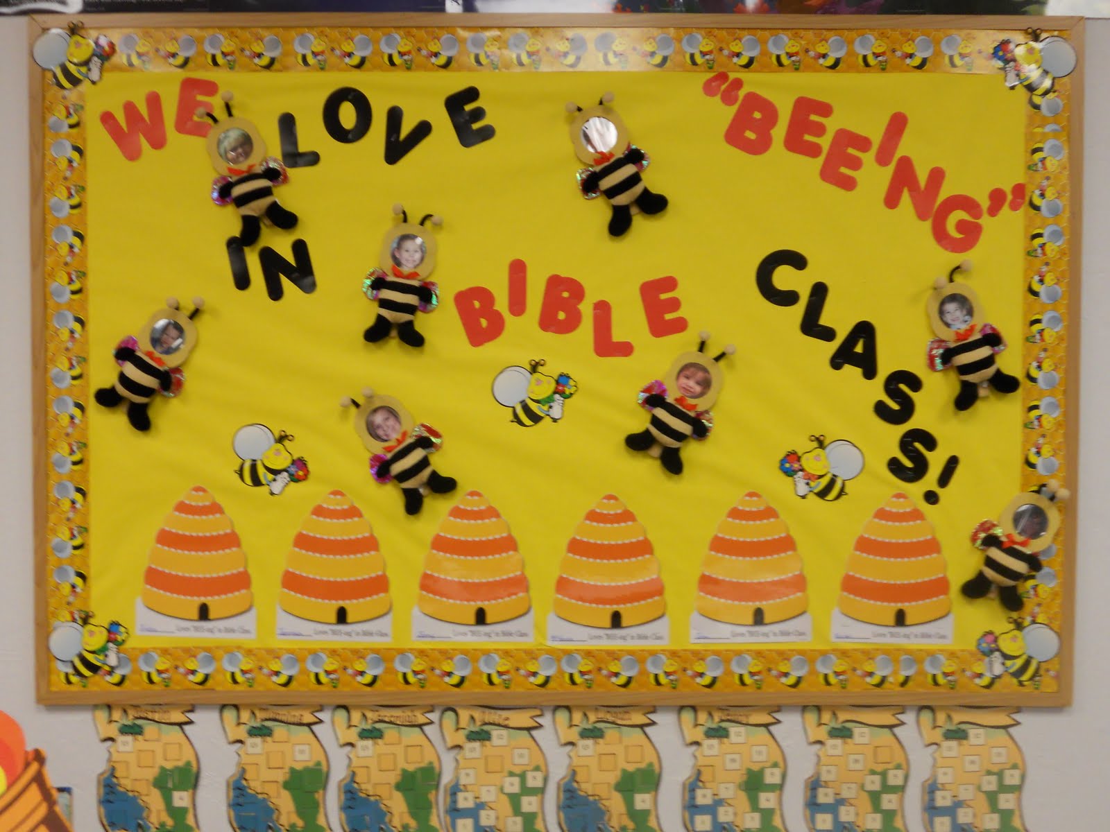 New Attendance Chart Board…. Time for Summer and Bee-ing in Bible Class