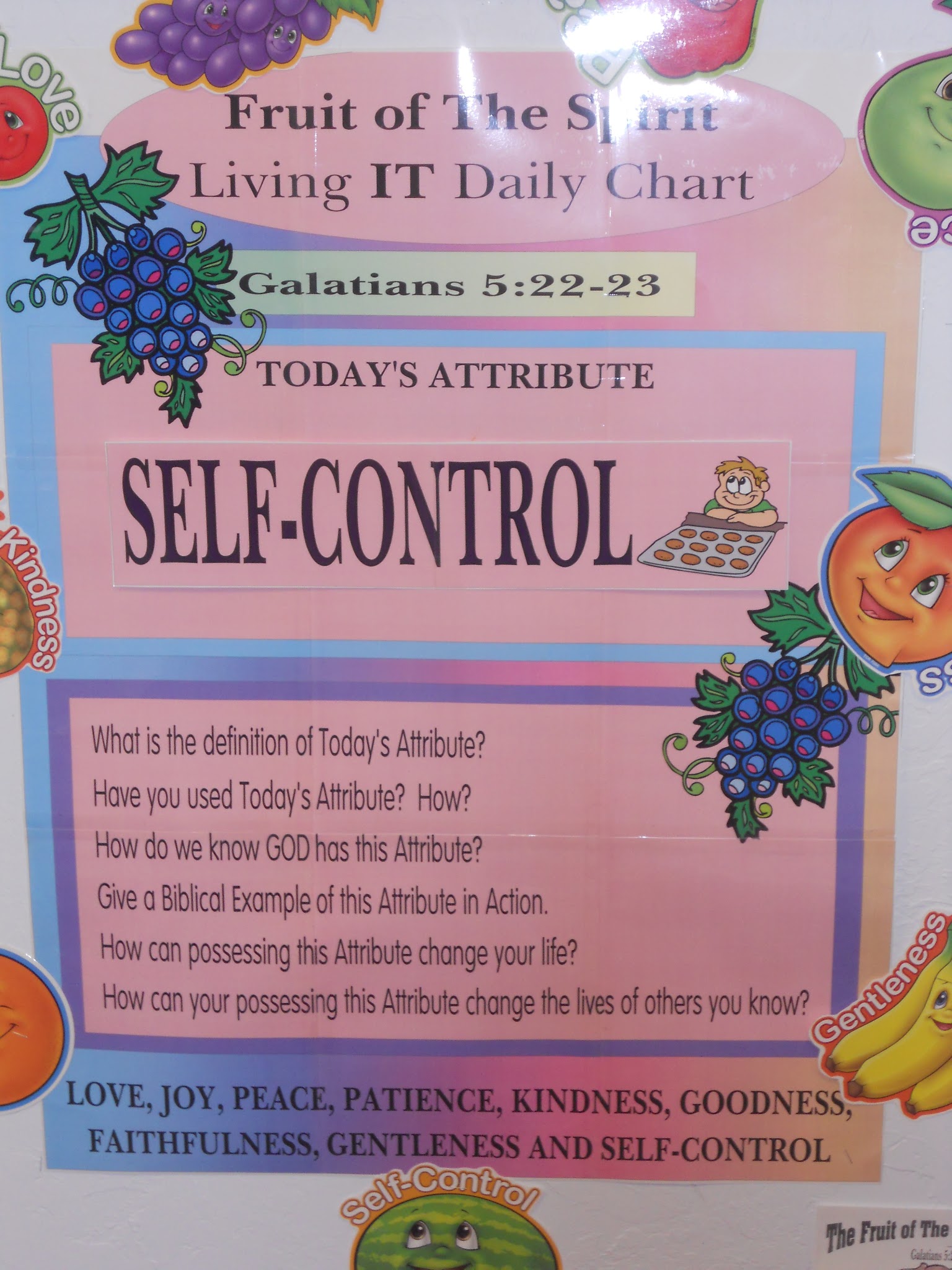 Fruit of the Spirit—-Self-Control