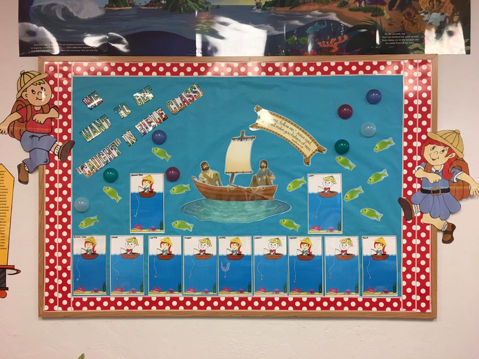 We Want To Get “CAUGHT” In Bible Class!!  Attendance Charts