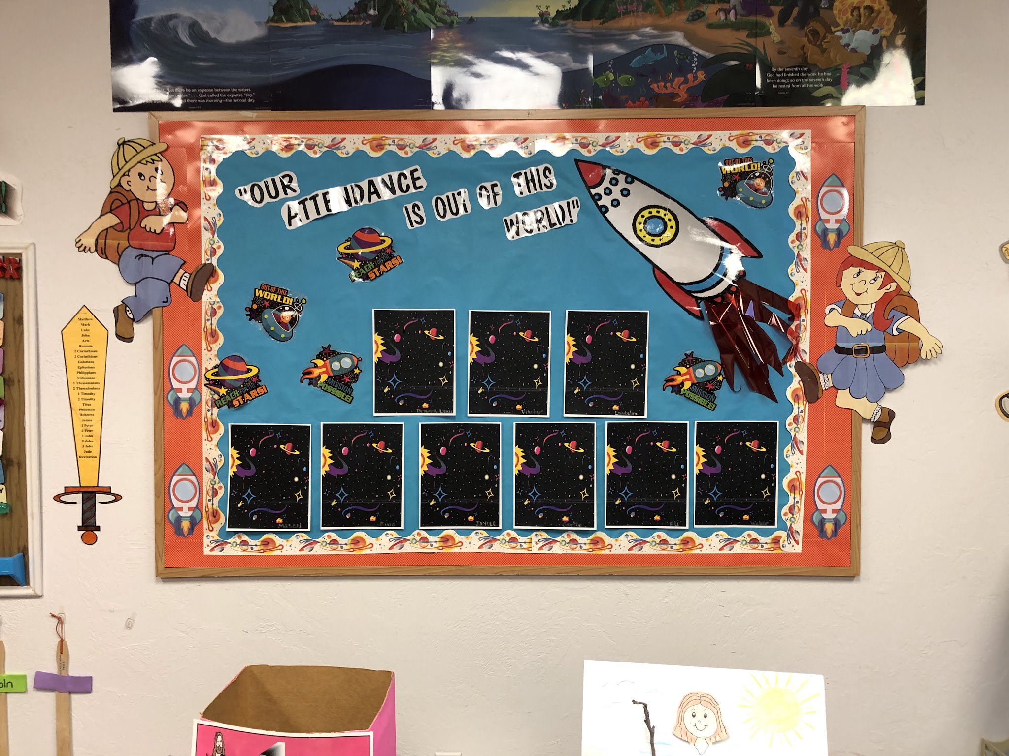 Attendance Chart  “OUT OF THIS WORLD!”